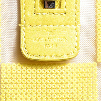 Louis Vuitton Damier Optic Mesh Speedy Cube TPM Yellow 6 of 8