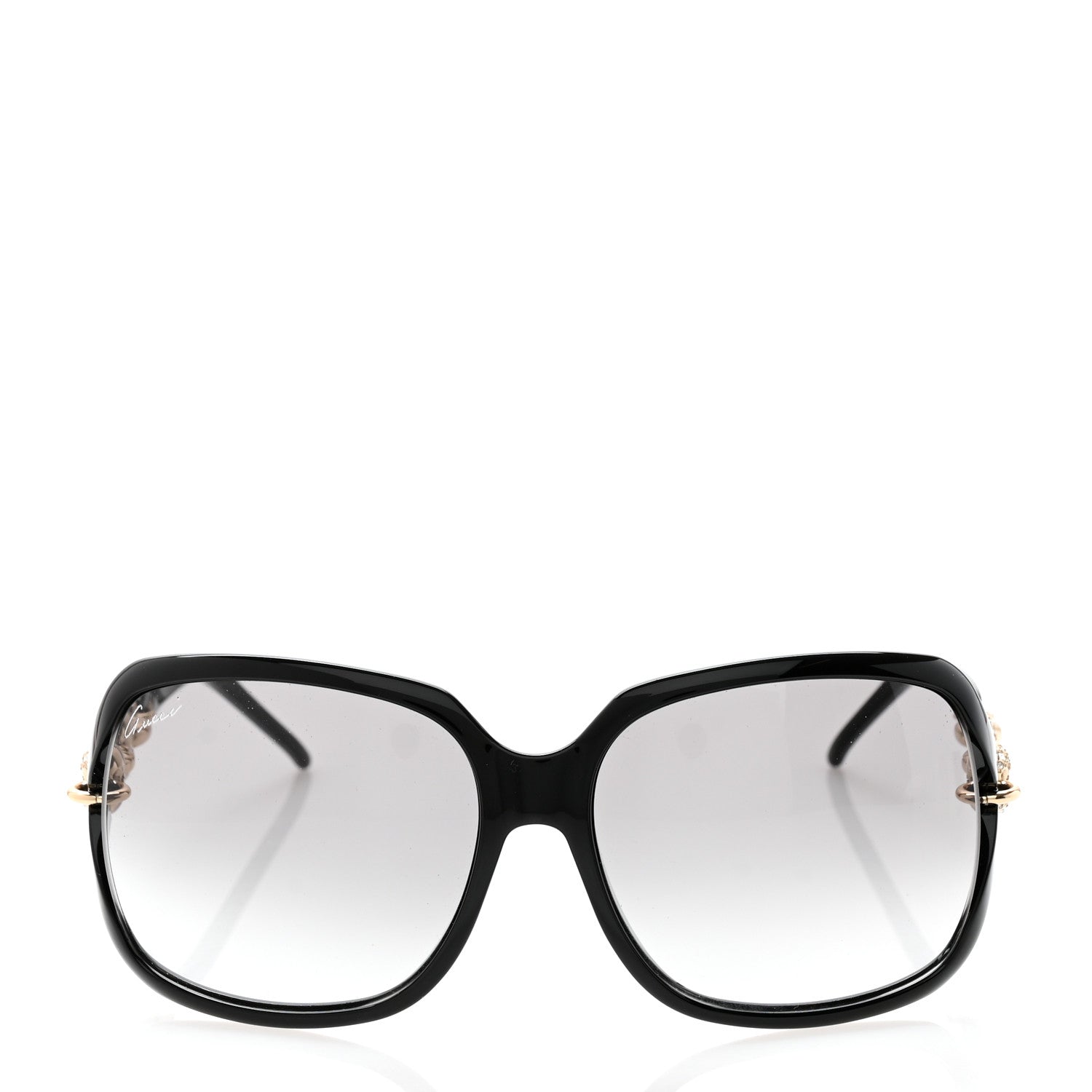 Gucci Crystal Sunglasses GG3584/N/S Black 2 of 8