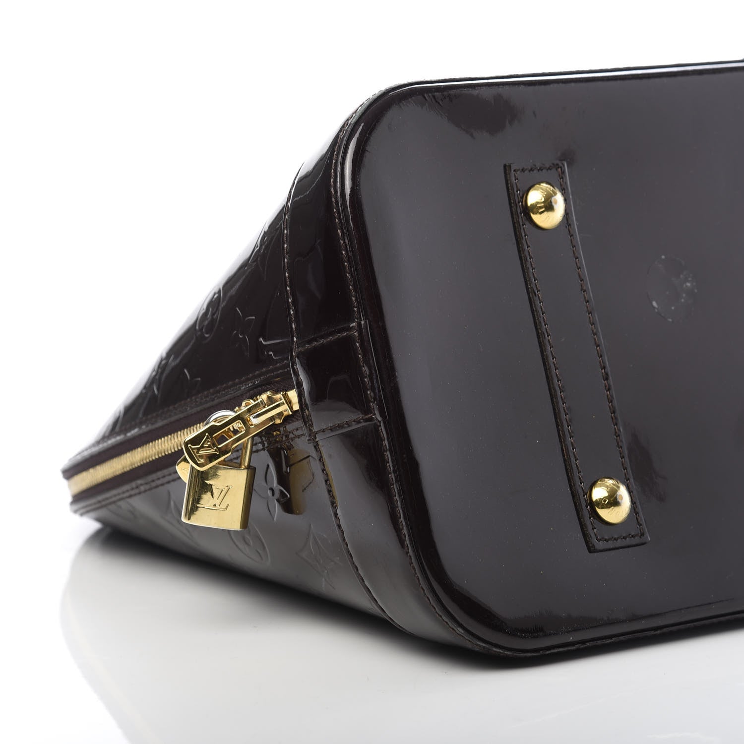 Louis Vuitton Vernis Alma MM Amarante 11 of 18