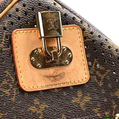 Louis Vuitton Monogram Perforated Speedy 30 Green 10 of 10