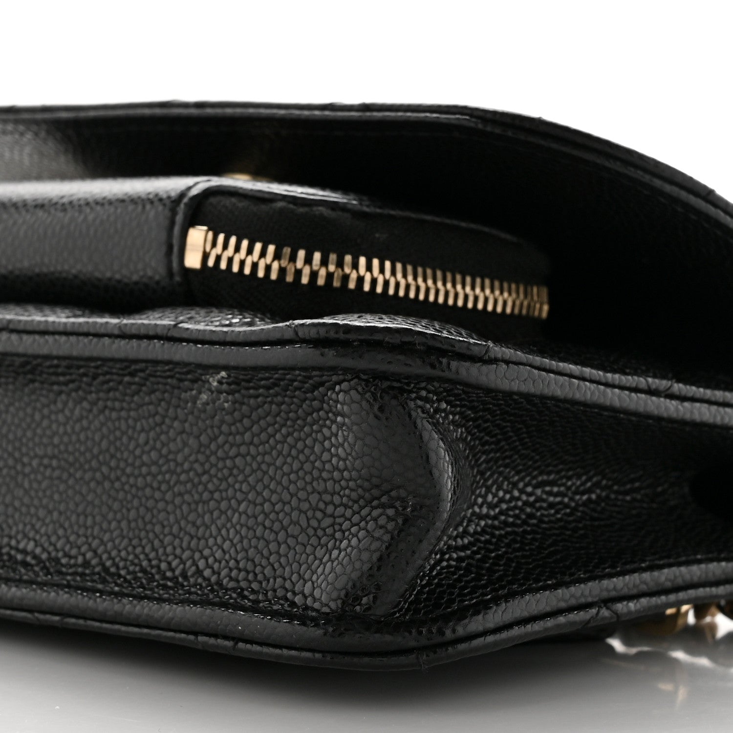 Chanel Caviar Quilted Business Affinity Clutch With Chain Black 10 of 12