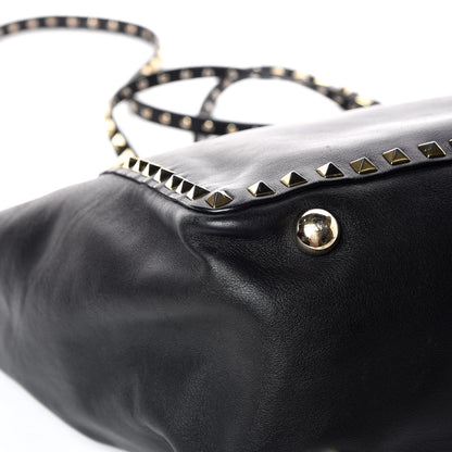 Valentino Garavani Vitello Medium Rockstud Tote Black 18 of 20