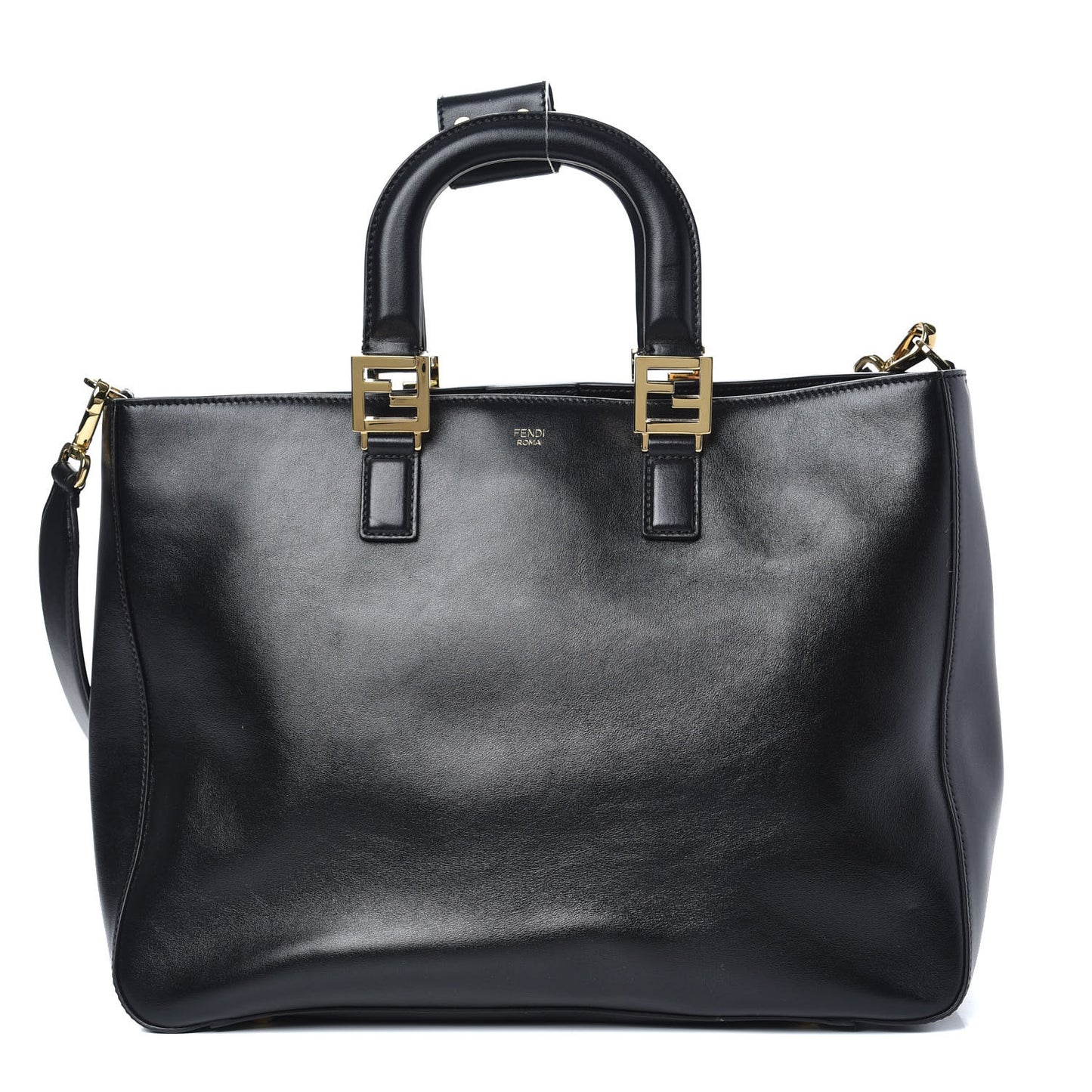 Vitello Glacier Medium FF Tote Black