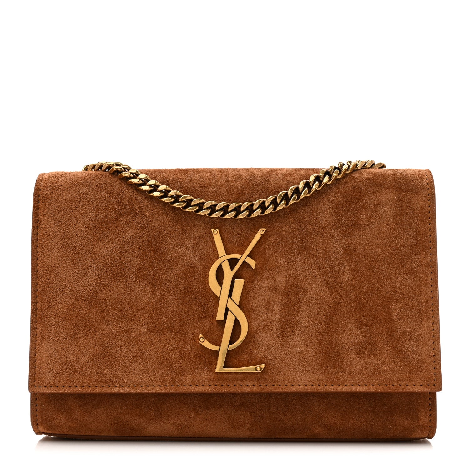Saint Laurent Suede Small Monogram Kate Satchel Macaron 1 of 15