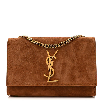 Saint Laurent Suede Small Monogram Kate Satchel Macaron 1 of 15