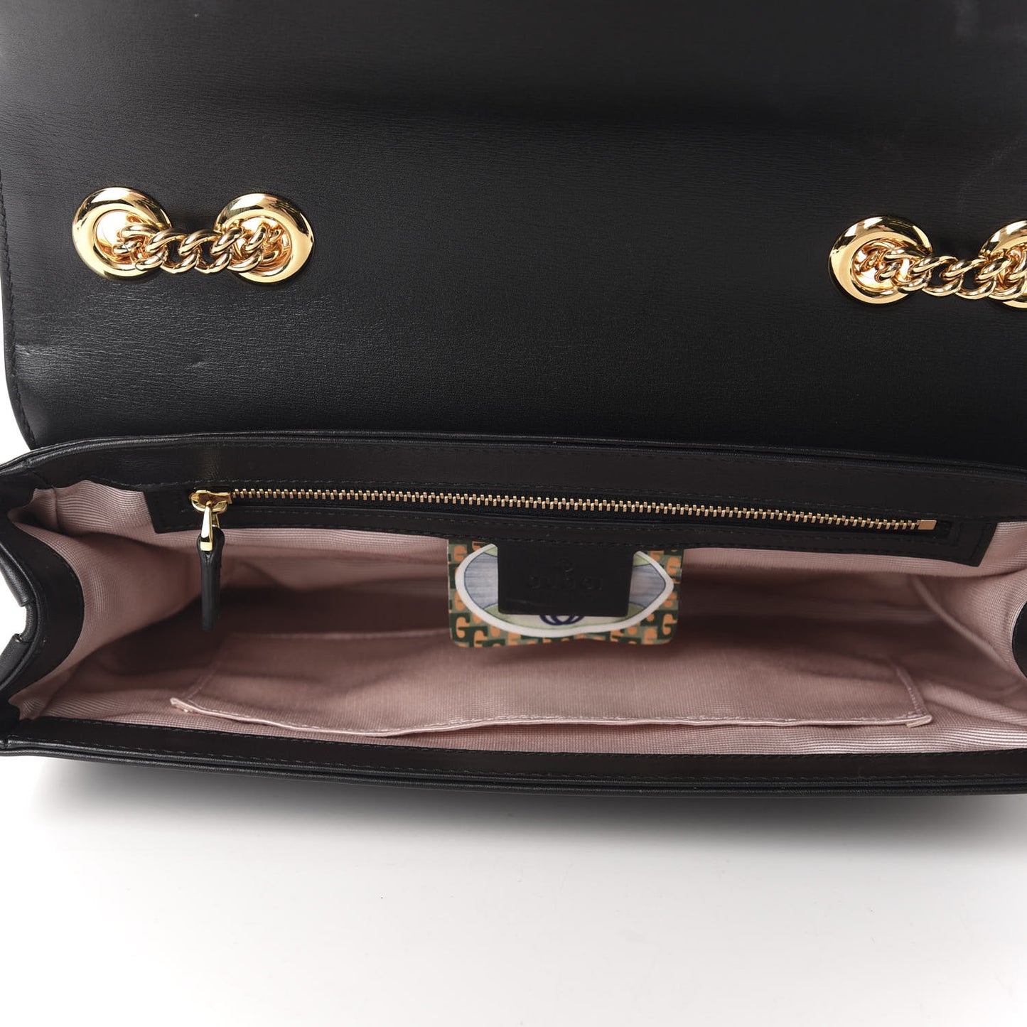 Vitello Palmellato Lux Crystal Medium Rajah Shoulder Bag Black