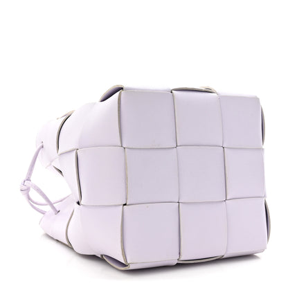 Bottega Veneta Calfskin Intreccio Small Cassette Bucket Bag Mirth Washed 4 of 9