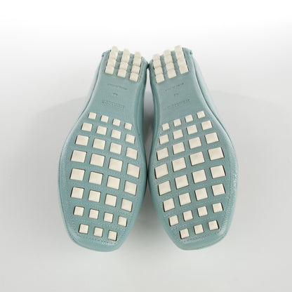 Hermes Patent Epsom Liberty Ballerina Flats 40 Ciel 6 of 9