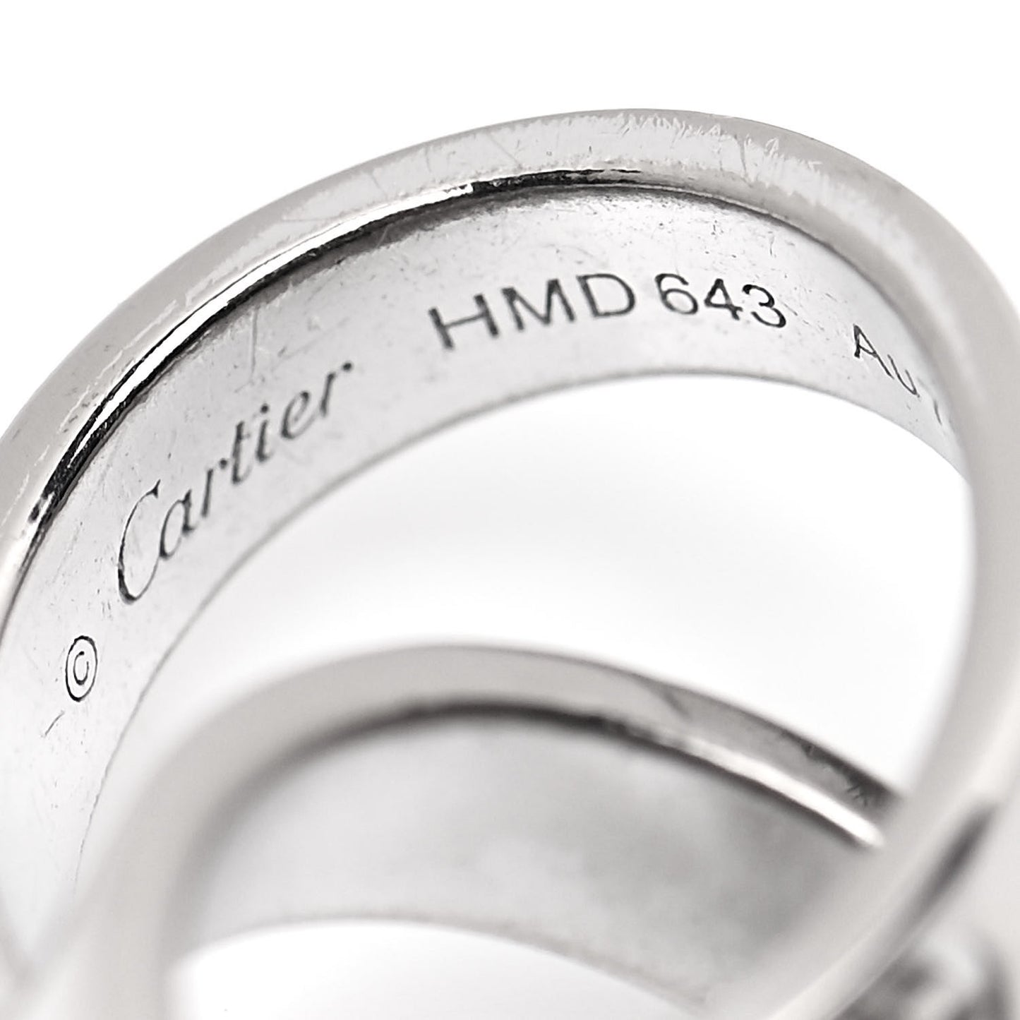 18K White Gold Interlocking LOVE Bracelet