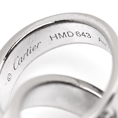 Cartier 18K White Gold Interlocking LOVE Bracelet 4 of 6