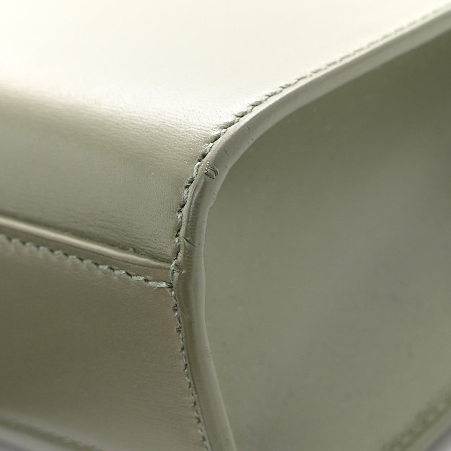 Saint Laurent Smooth Calfskin Small Manhattan Shoulder Bag Light Green 11 of 12