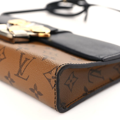Louis Vuitton Calfskin Reverse Monogram Column Clutch 8 of 8