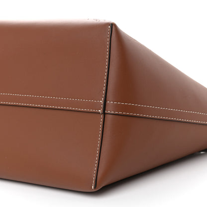Burberry Soft Calfskin Small Pocket Tote Bag Tan 10 of 16