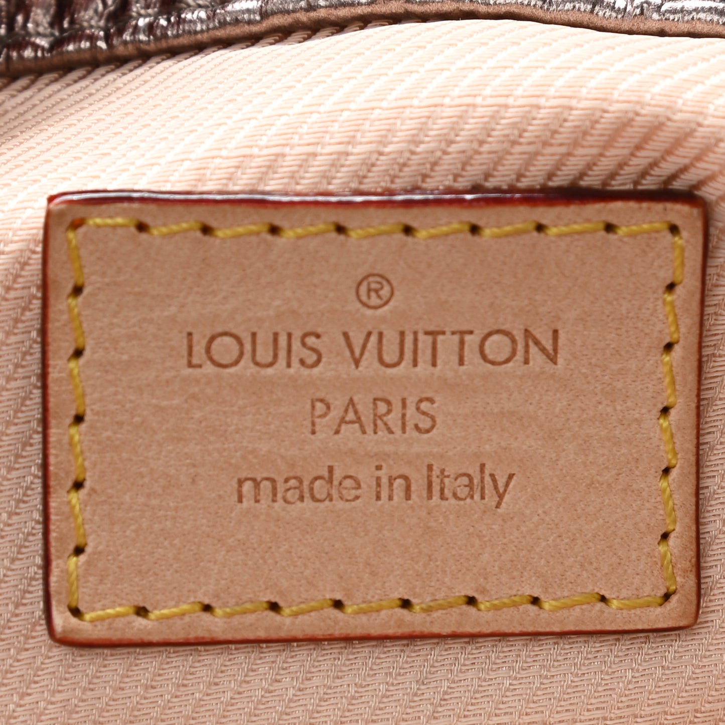 Jacquard Quilted Monogram Limelight Clutch MM Rose Gold