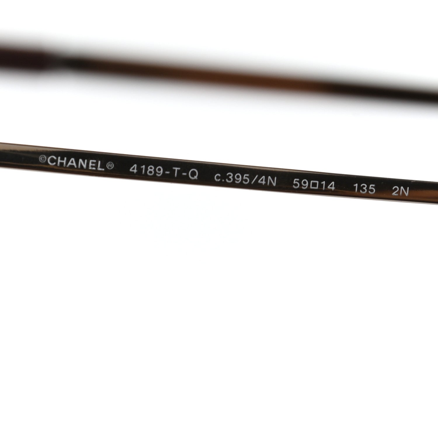 Chanel CC Aviator Sunglasses 4189-T-Q Gold 6 of 8