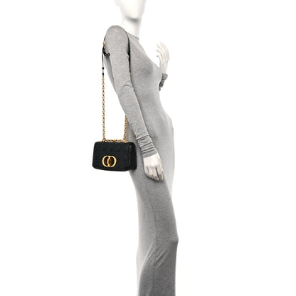 Christian Dior Calfskin Cannage Small Caro Bag Black 2 of 11