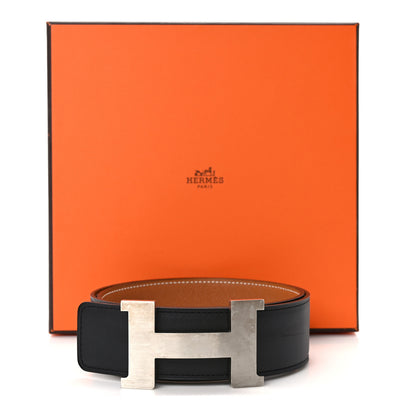 Hermes Box Epsom 32mm Constance H Belt 80 32 Black Gold 7 of 7