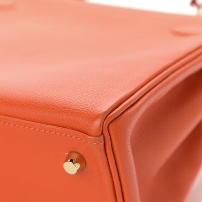 Hermes Evercolor Kelly Retourne 28 Orange 11 of 15