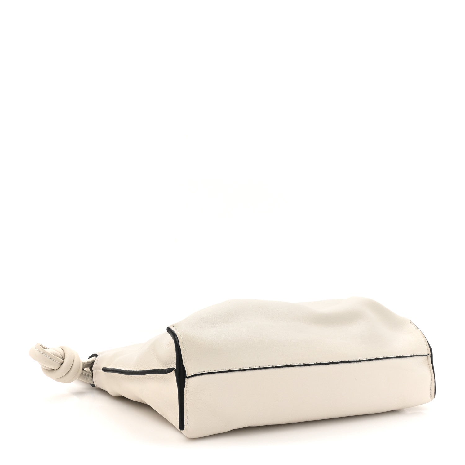 Loewe Calfskin Mini Flamenco Knot Clutch Angora 4 of 13