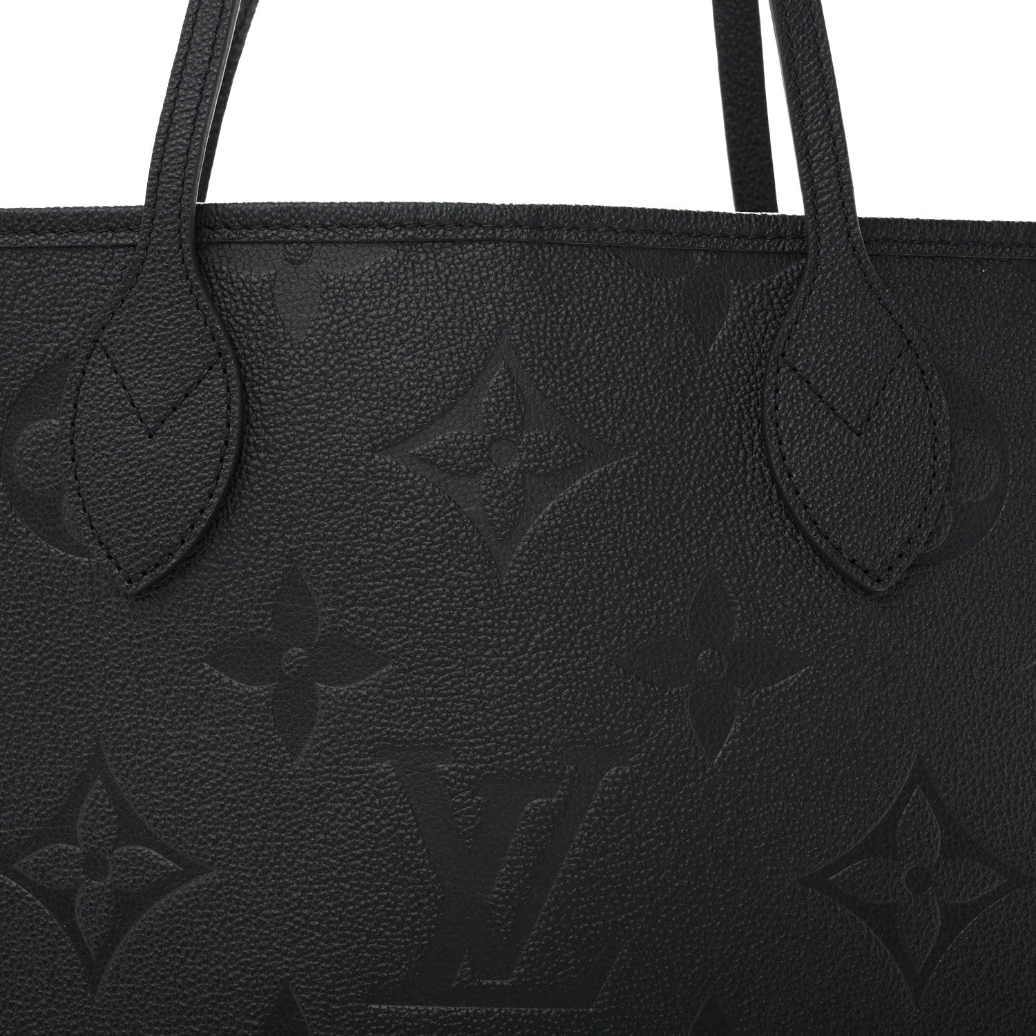 Louis Vuitton Empreinte Monogram Giant Neverfull MM Black 8 of 10