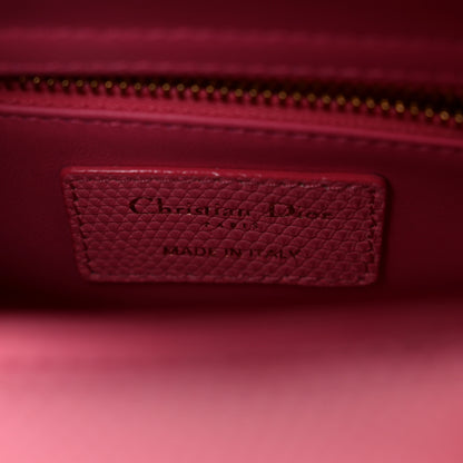 Christian Dior Lizard Mini Lady Dior Pink 6 of 9