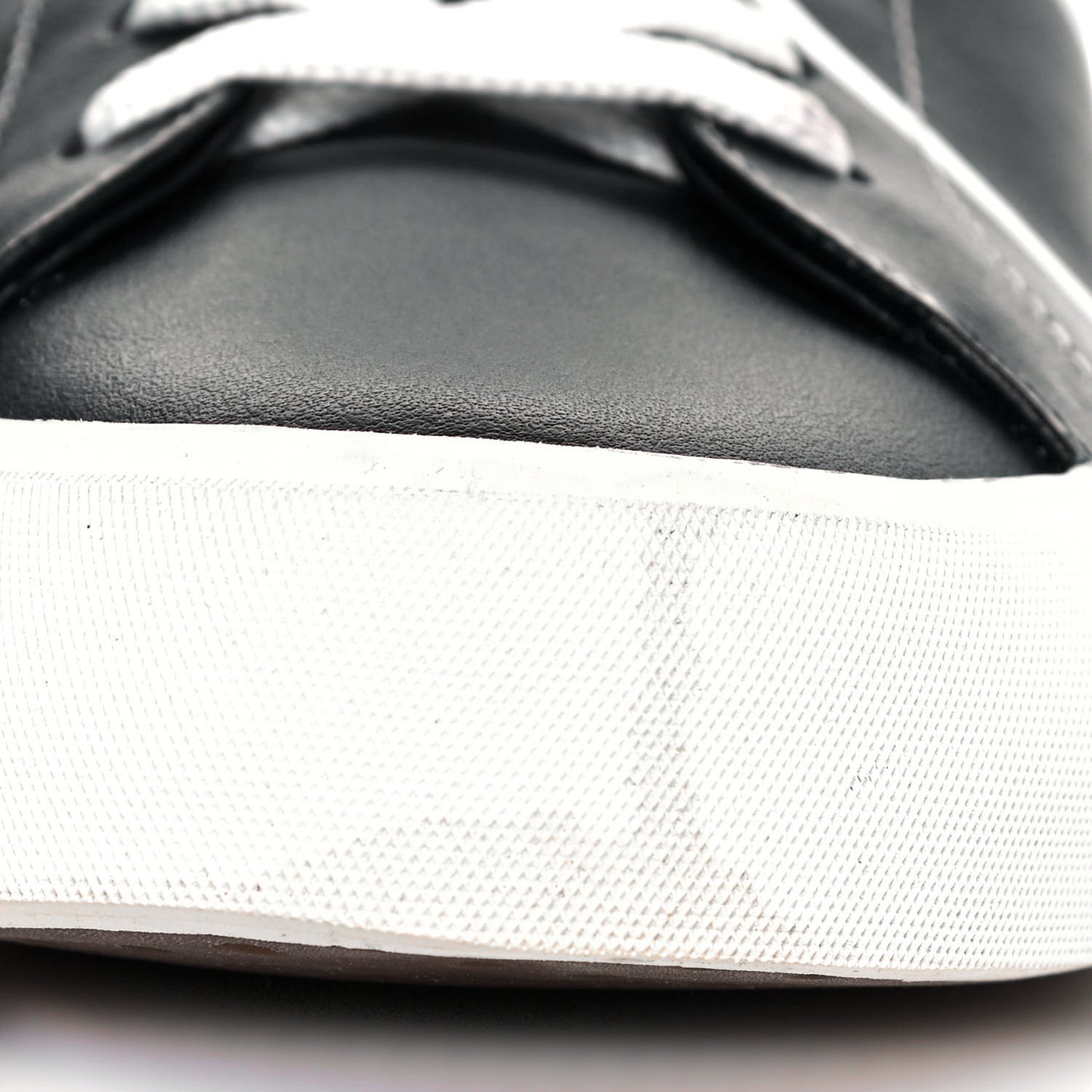 Calfskin Shearling VLTN High Top Sneakers 39 Black