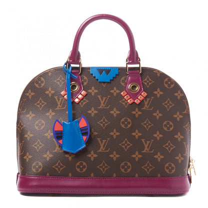 Louis Vuitton Monogram Totem Alma PM Magenta 1 of 9