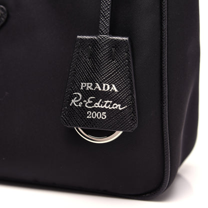 Prada Tessuto Nylon Mini Re-Edition 2000 Bag Black 11 of 12
