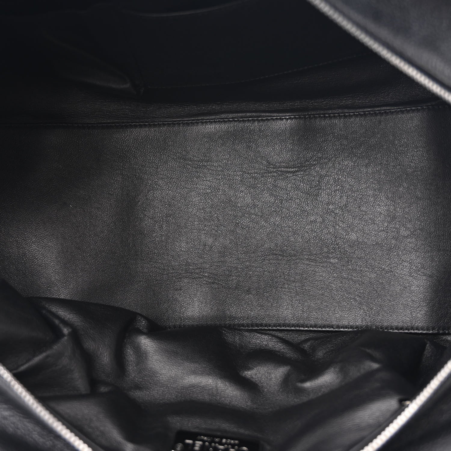 Chanel Goatskin Large Luxe Ligne Bowler Black 5 of 10