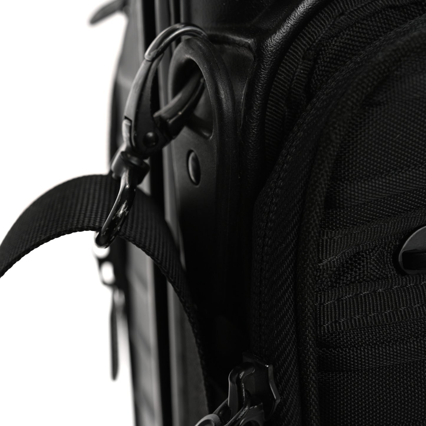 Matte Polycarbonate Canvas Bolero Notebook Bag Black