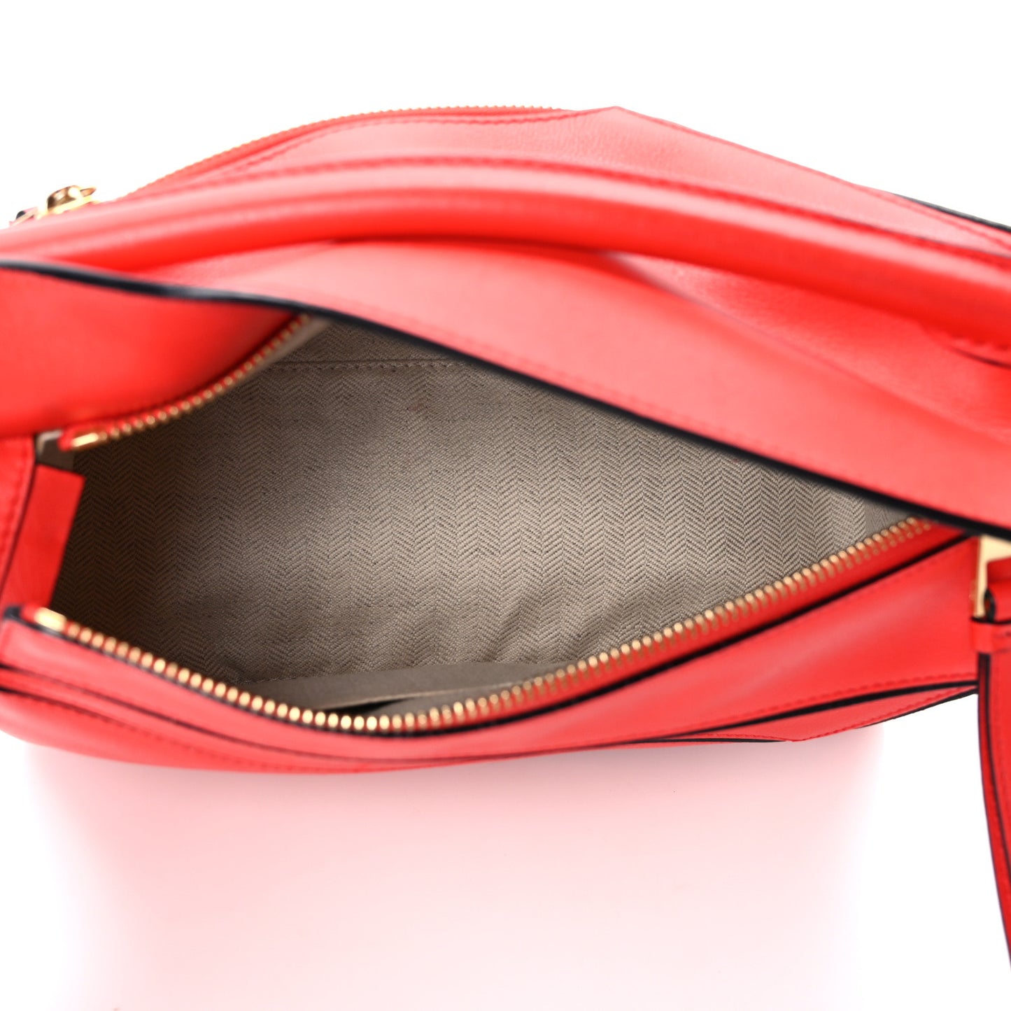 Calfskin Medium Puzzle Bag Coral