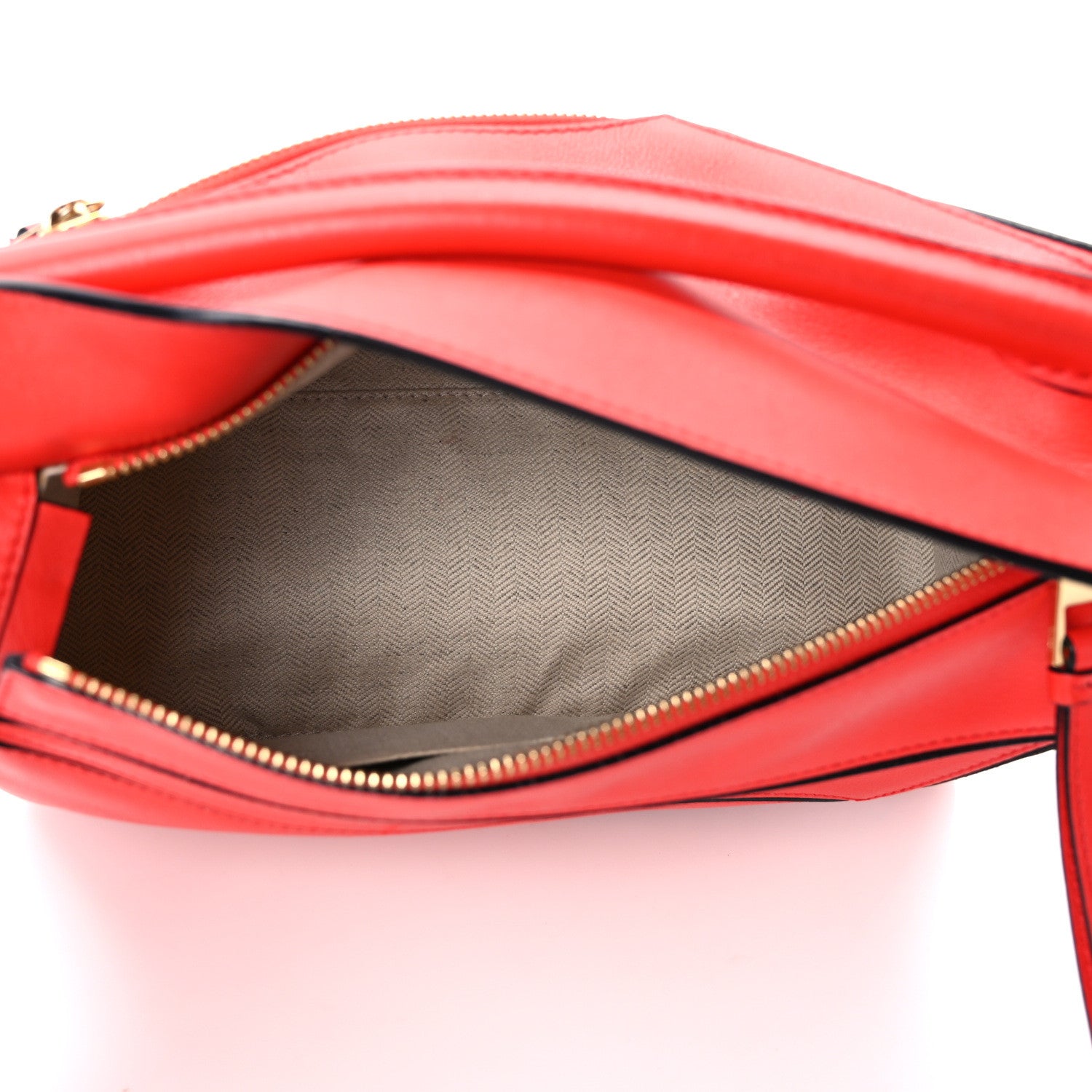 Loewe Calfskin Medium Puzzle Bag Coral 5 of 8
