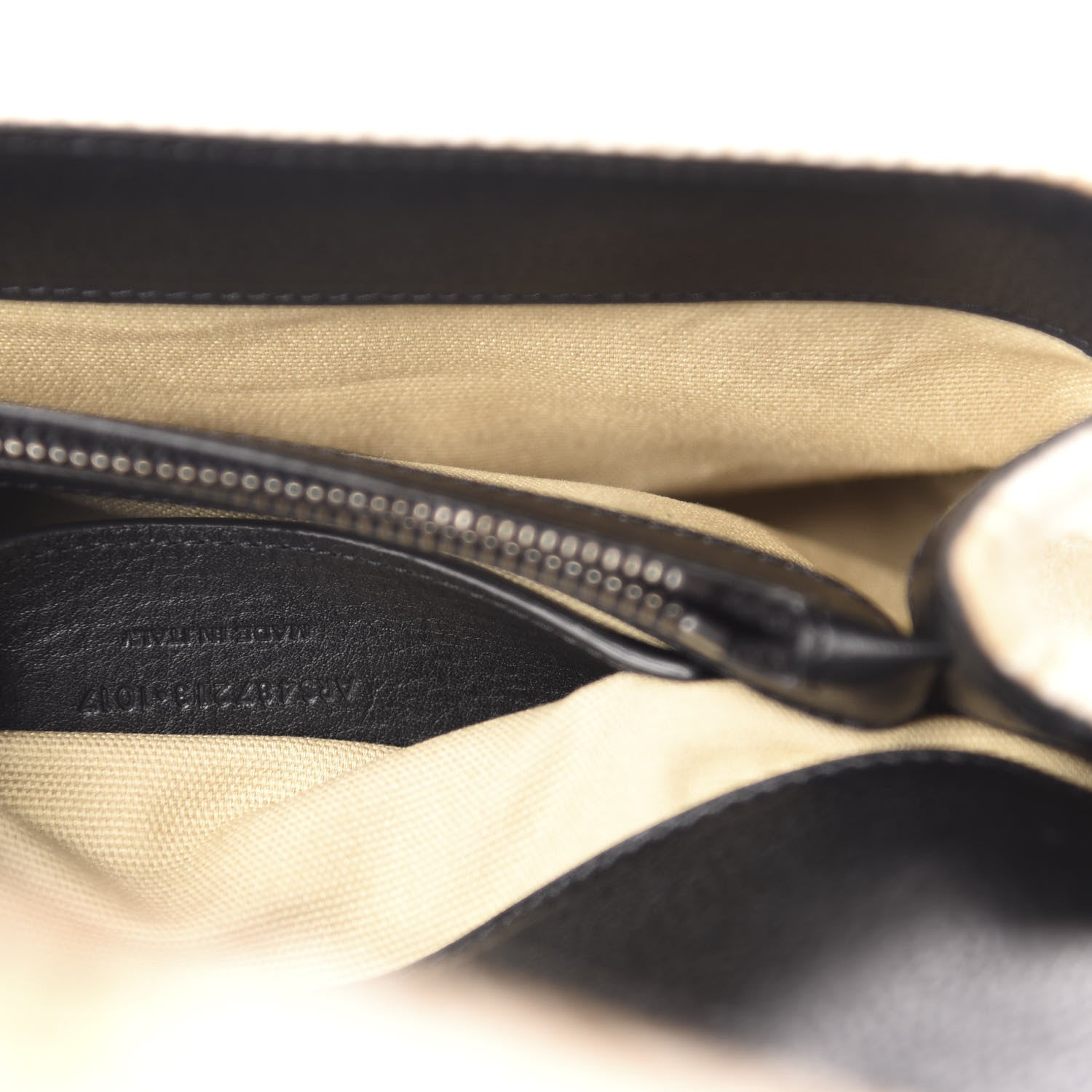 Saint Laurent Berber Chevron Tassel Monogram Medium College Bag Black White 10 of 11