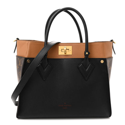 Louis Vuitton Calfskin Monogram On My Side Black 1 of 12