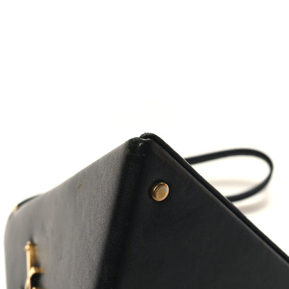 Saint Laurent Lambskin Pyramid Clutch Black 8 of 10