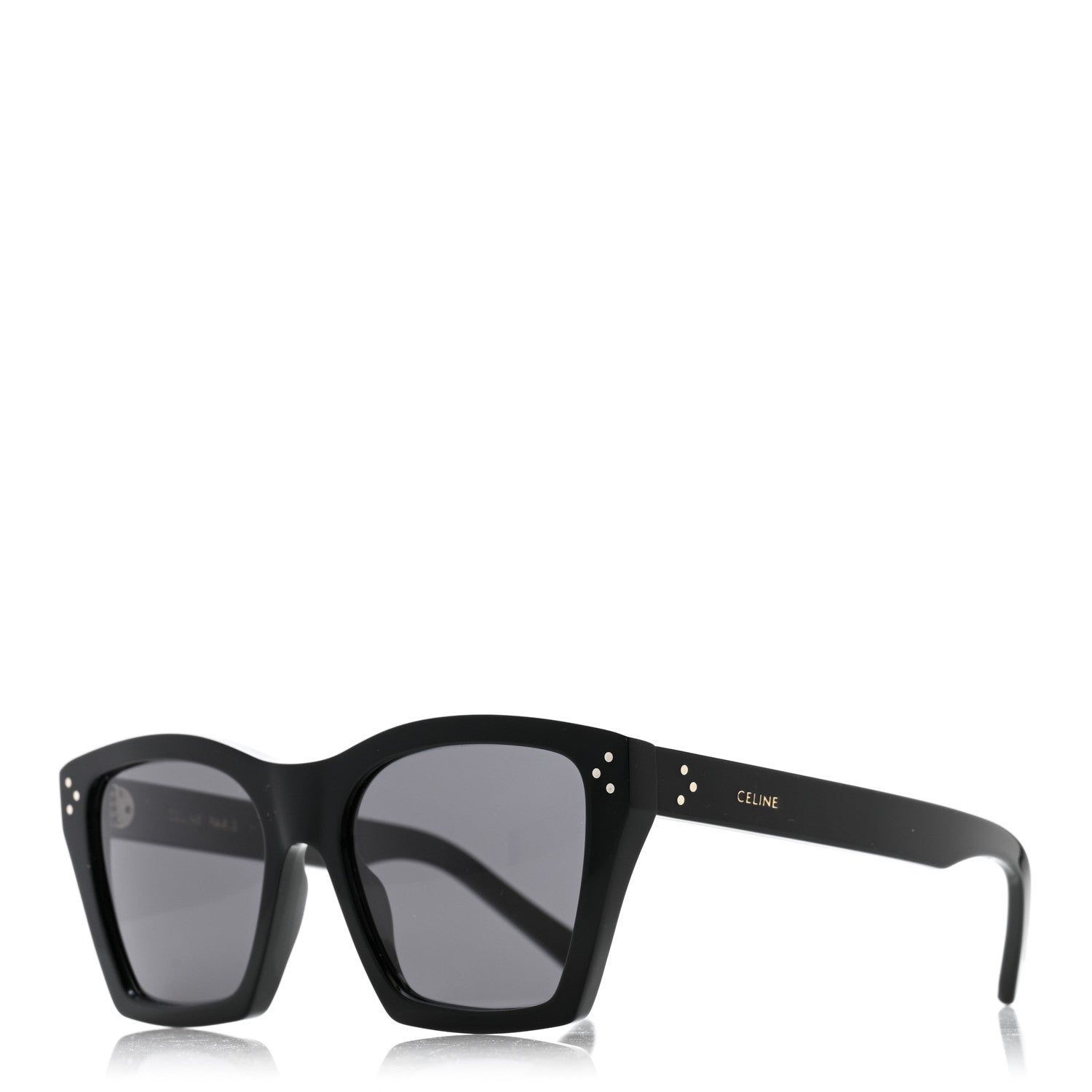Celine Acetate Polarized Square Sunglasses CL40090I Black 1 of 7