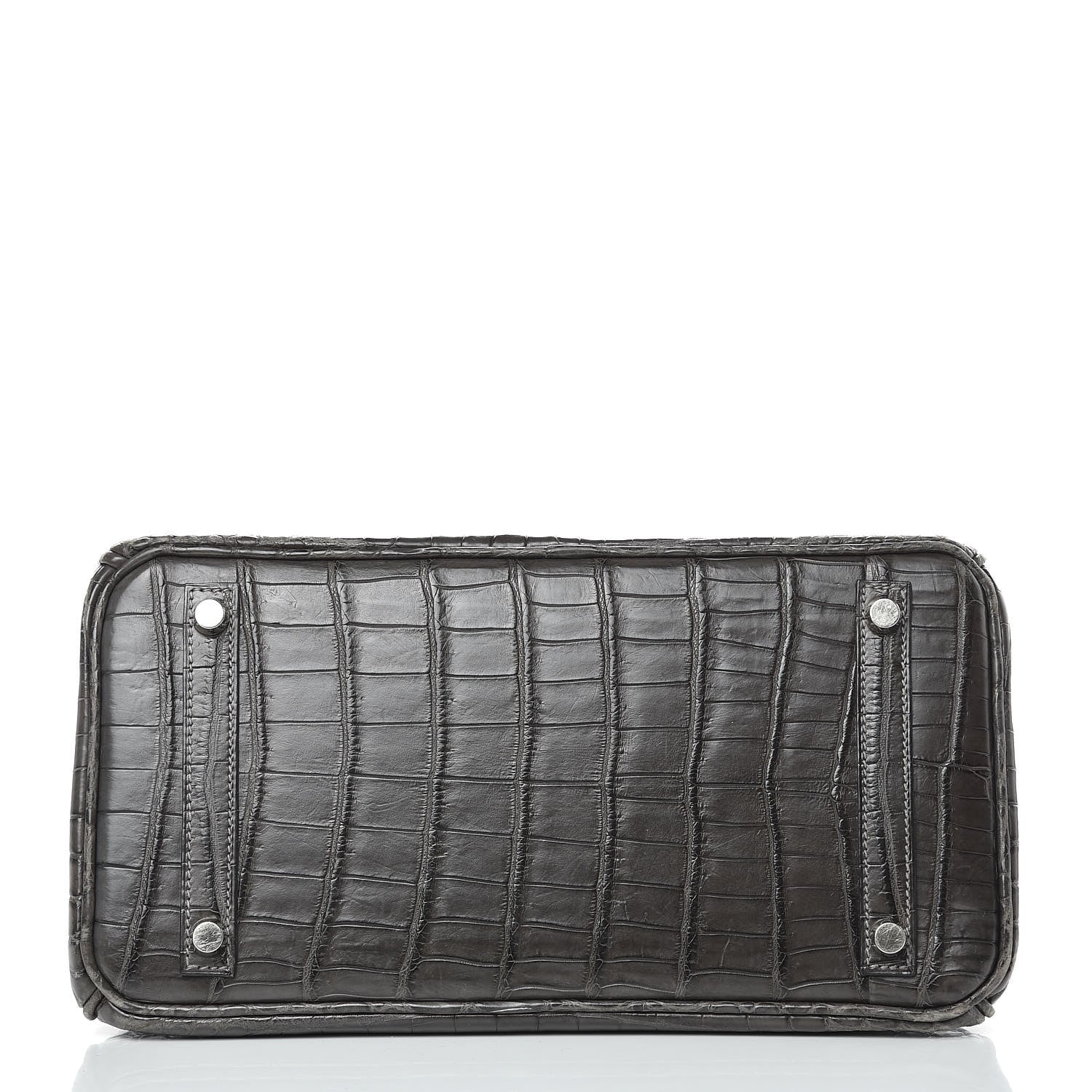 Hermes Matte Niloticus Crocodile Birkin 30 Gris Elephant 43 of 45