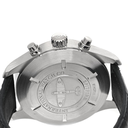 IWC Stainless Steel Alligator 43mm Spitfire Chronograph Automatic Watch Slate IW387802 4 of 4