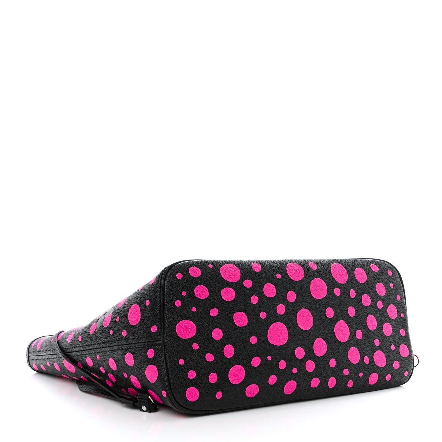 LV X YK Empreinte Infinity Dots Neverfull MM Black Fuchsia