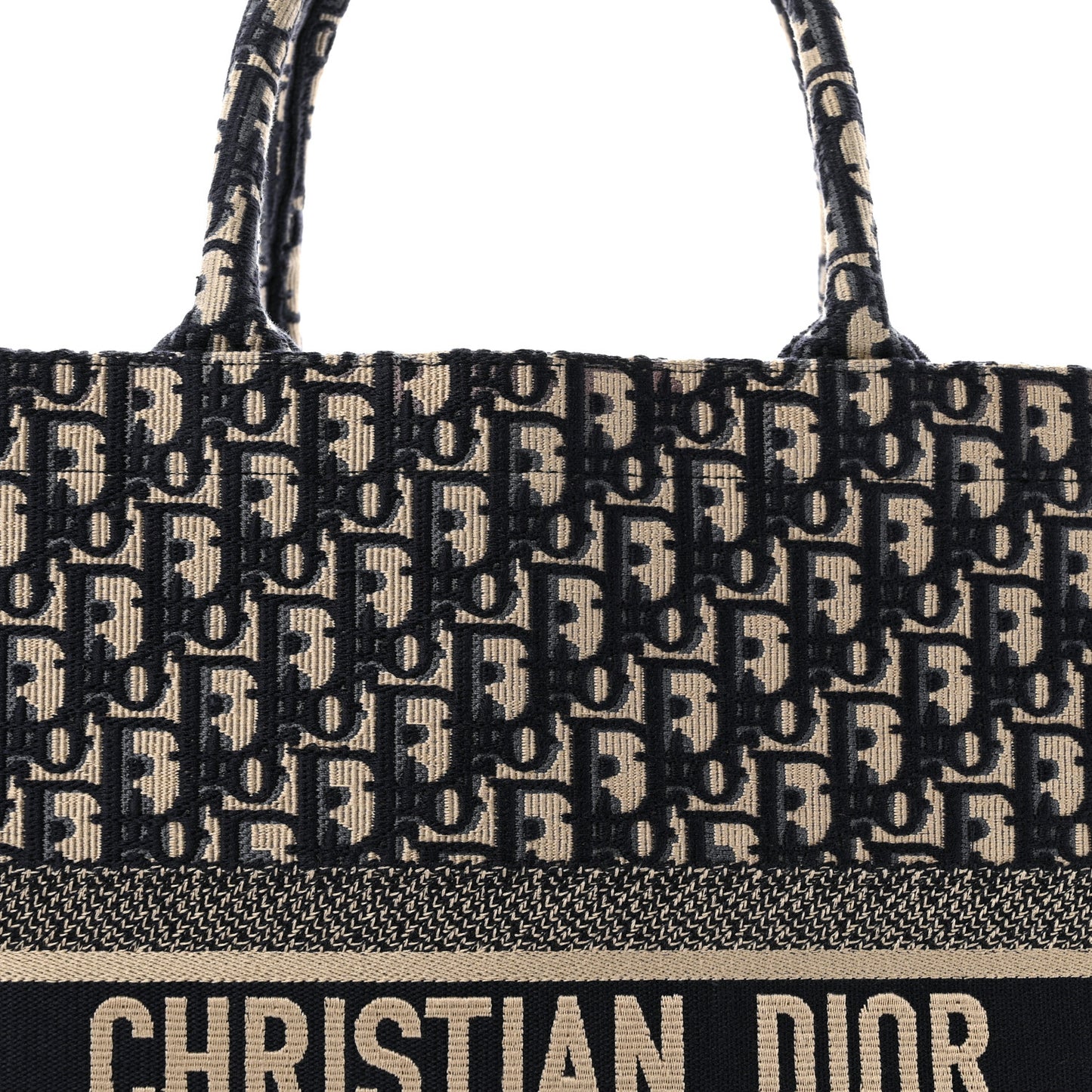 Oblique Large Book Tote Blue Multicolor