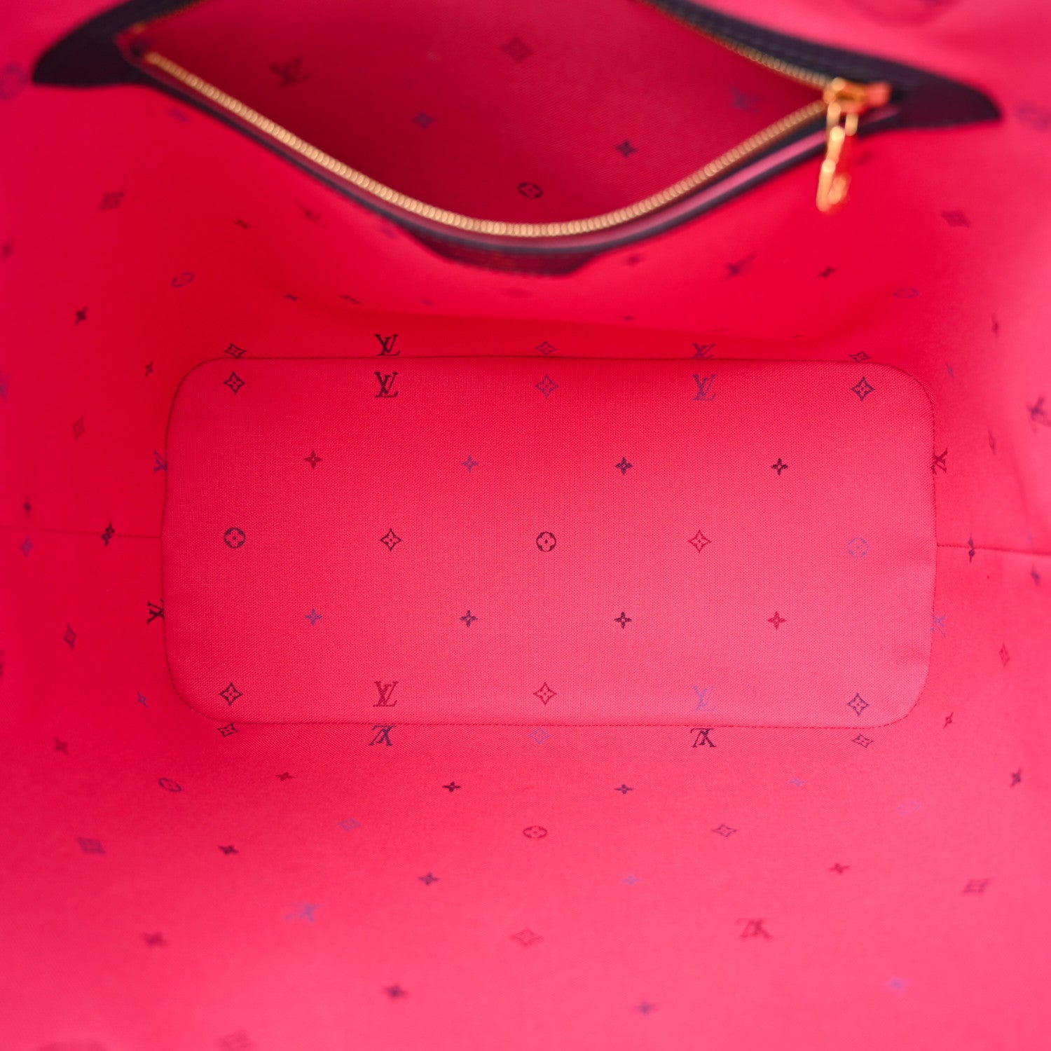 Louis Vuitton Monogram Giant Spring In The City Neverfull MM Midnight Fuchsia 6 of 11