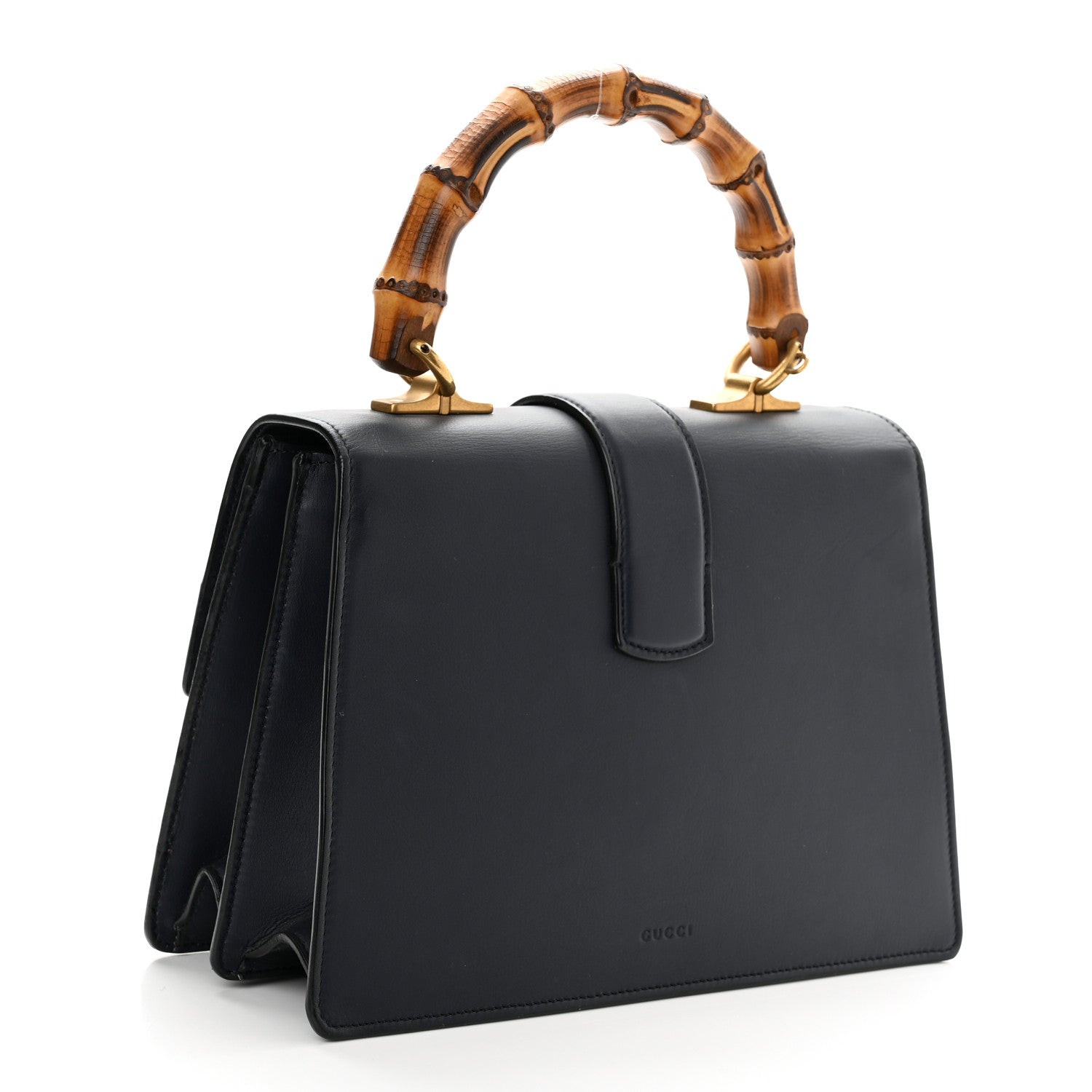 Gucci Moon Calfskin Bamboo Web Medium Dionysus Top Handle Bag Blue Emerald Hibiscus Red 2 of 10