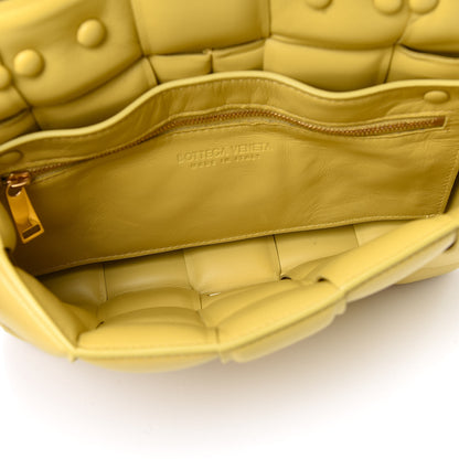 Bottega Veneta Lambskin Maxi Intreccio Padded Chain Cassette Crossbody Bag Corn 5 of 9