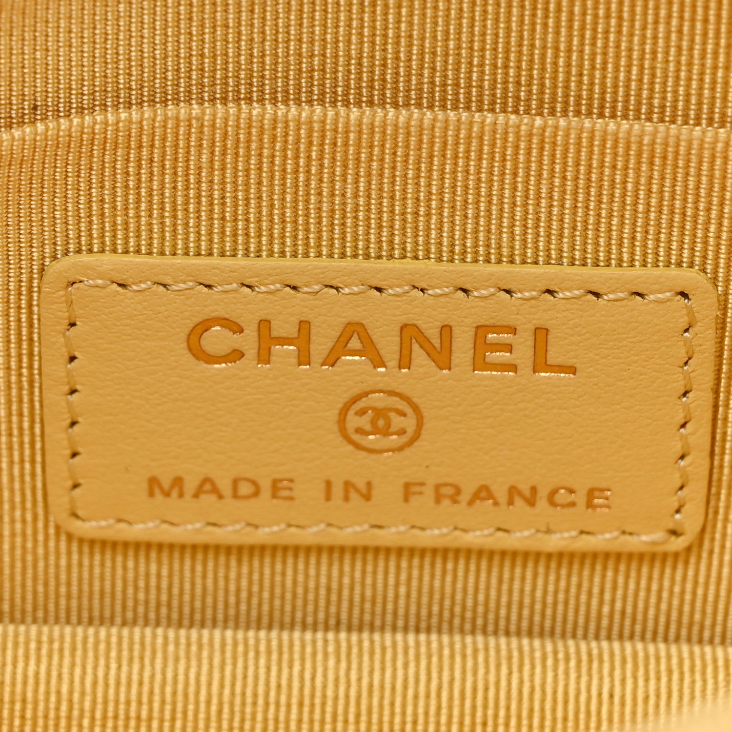 Chanel Caviar Quilted Mini Wallet On Chain WOC Yellow 7 of 11