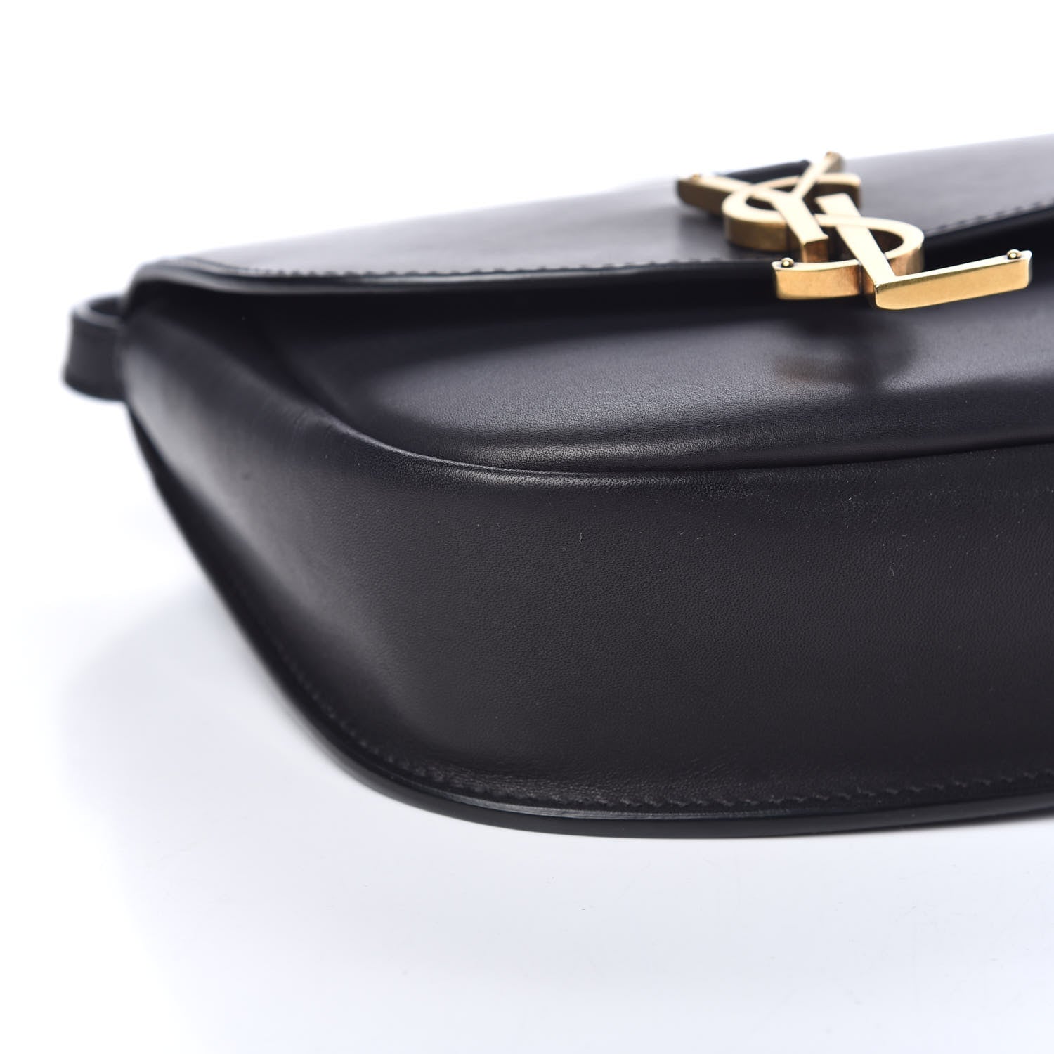 Saint Laurent Smooth Calfskin Classic Monogram Small Kaia Satchel Black 8 of 12