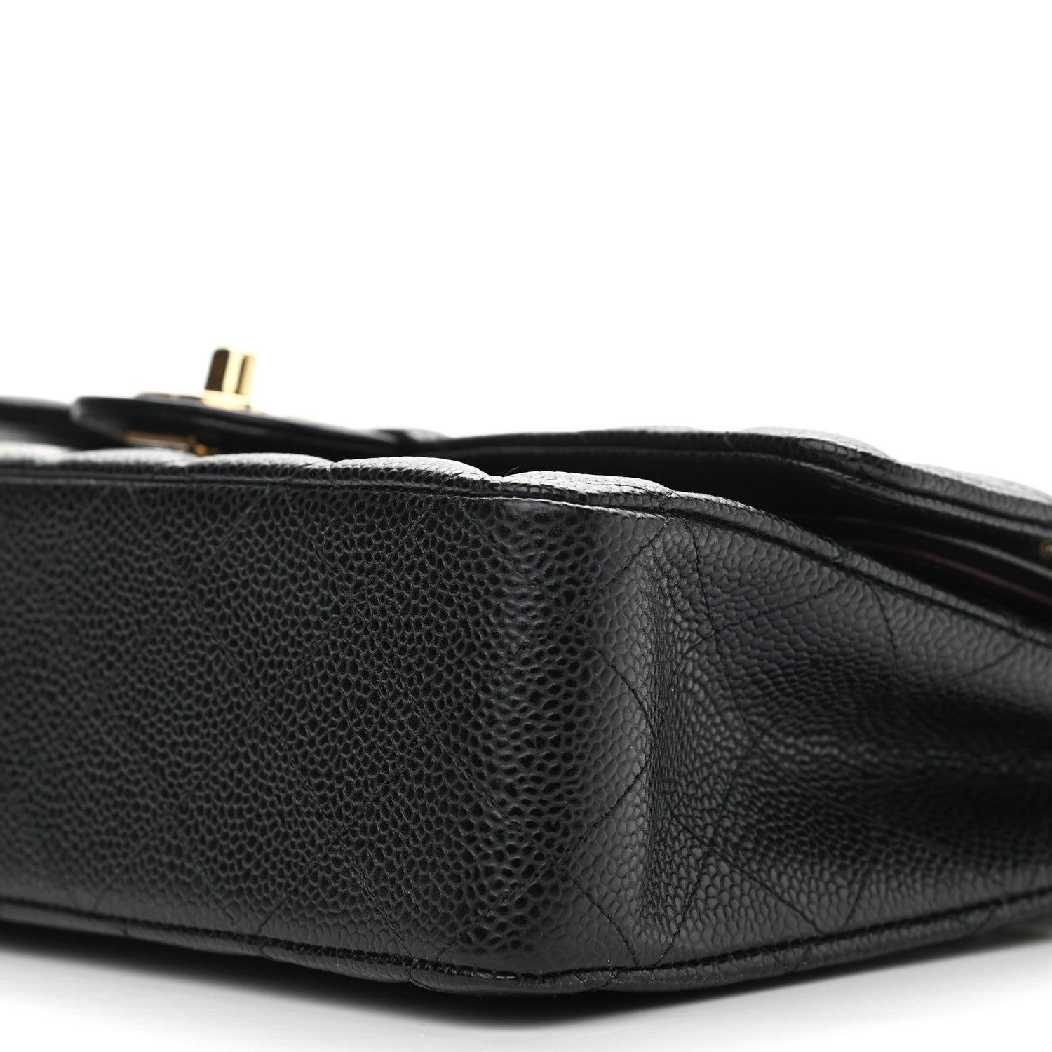 Chanel Caviar Quilted Medium Double Flap Black 10 of 11