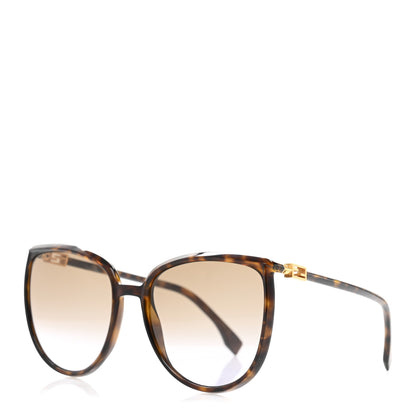 Fendi Acetate Cat Eye Sunglasses FF 0432/G/S Tortoise 1 of 7