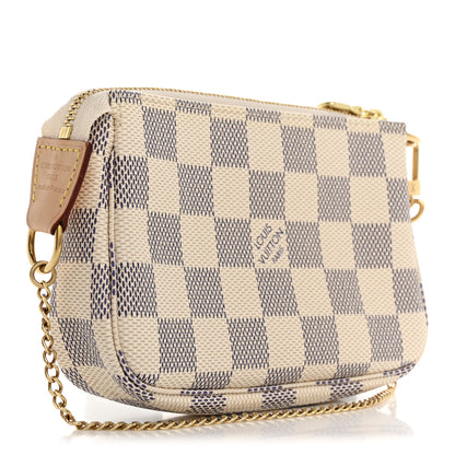 Louis Vuitton Damier Azur Mini Pochette Accessories 3 of 7