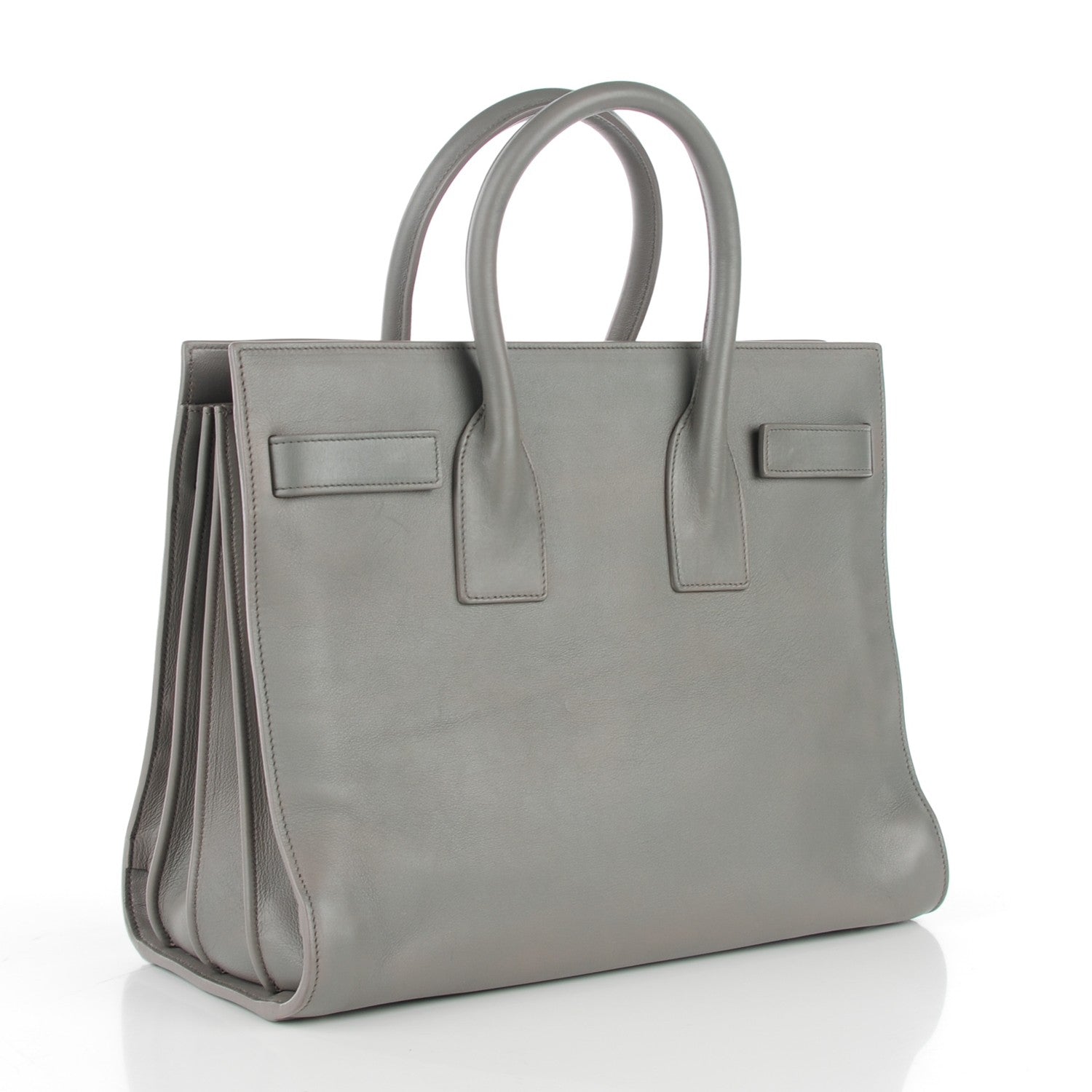 Saint Laurent Calfskin Small Sac De Jour Earth 3 of 7