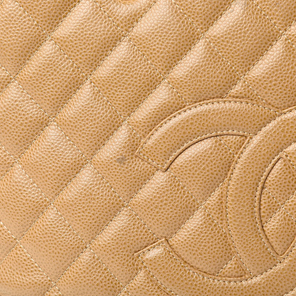 Chanel Caviar Quilted Grand Shopping Tote GST Beige 14 of 14